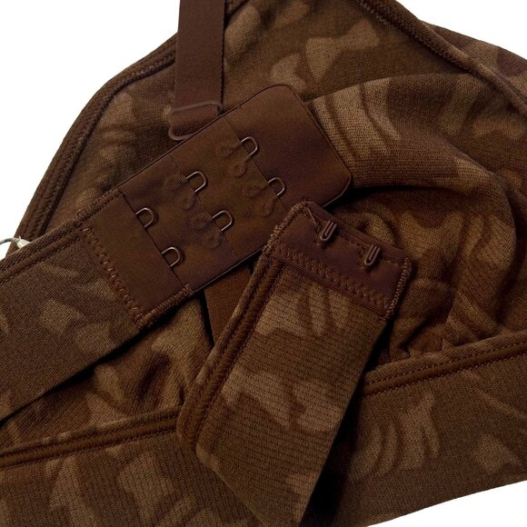 SKIMS Summer Mesh Triangle Bralette Latte Swirl Womens 2X - Picture 7 of 11